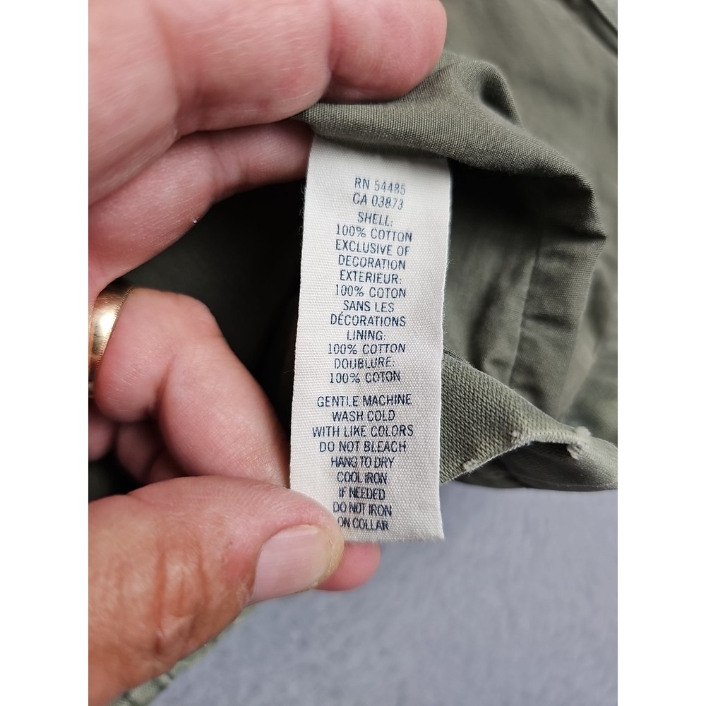 American Eagle Outfitters Utility Jacket Women's Size Medium Army Green Full Zip - Picture 6 of 9